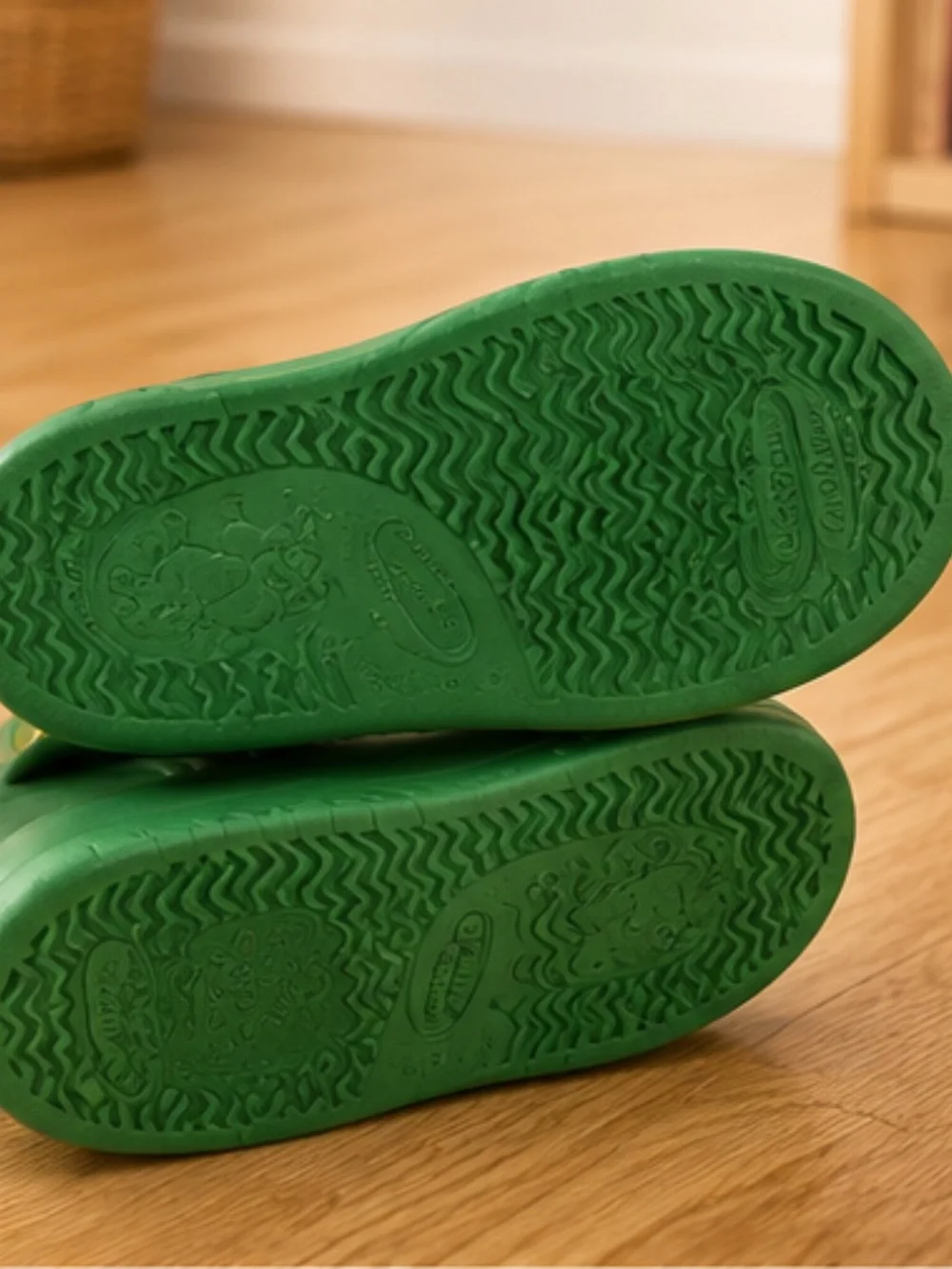 OKABASHI Kids Green Rain Boots | Made in USA | Size 9 Toddler | Waterproof